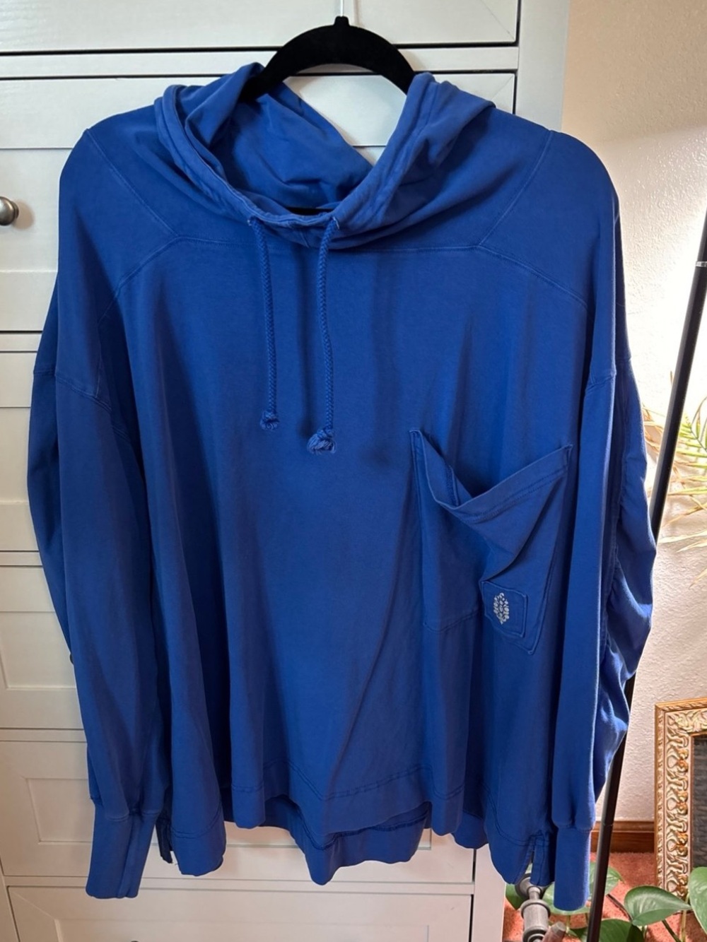free people movement hot shot hooded layer blue